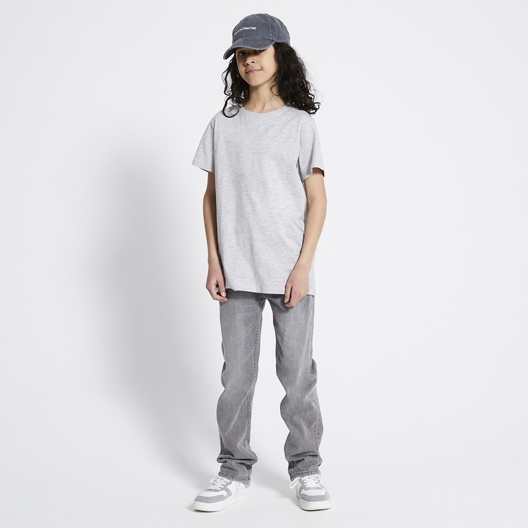 Basic tee "Andie" Grey Melange